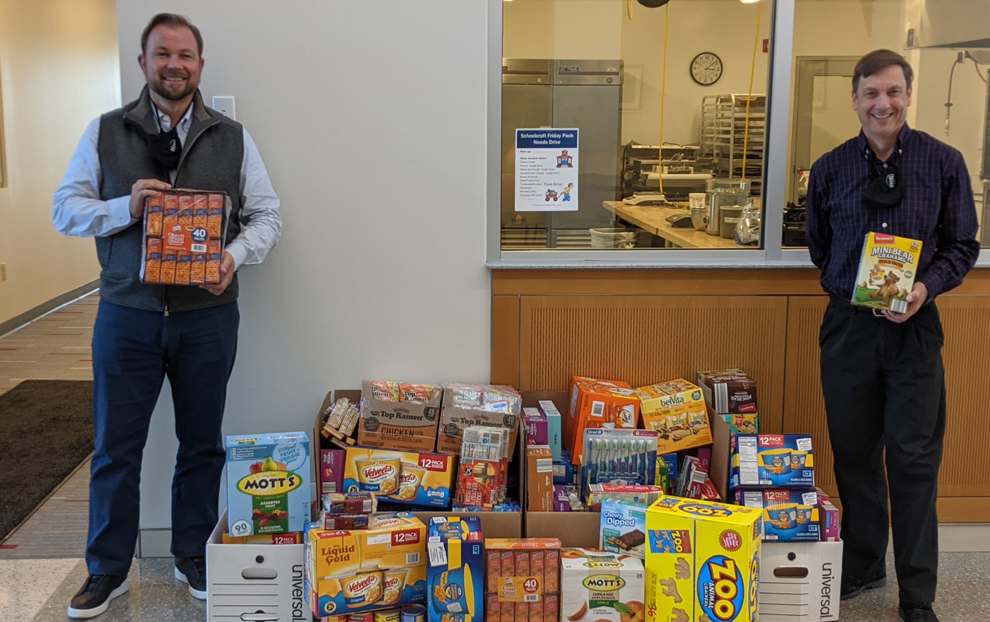 Businesses Partner to Donate to Schoolcraft Friday Pack