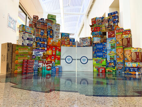 The generous stack of donated items